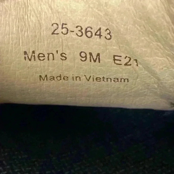 Johnston & Murphy McGuffey Blue Moc Toe Canvas Sneaker Shoe US 9 Sheepskin - Picture 6 of 7